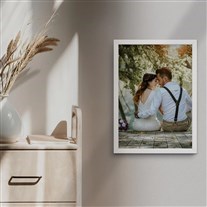 20x30 Fotoğraflı Yapışan Beyaz Çerçeve - 2 'li