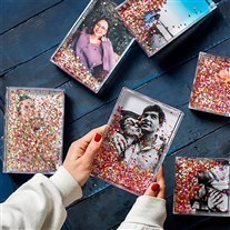 10x15 Işıltılı Kar Küresi Çerçeve