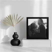 20x20 Fotoğraflı Yapışan Siyah Çerçeve Seti - 3'lü