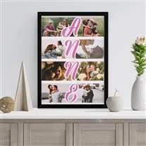 Anne Tasarımlı 8 Fotoğraflı 30x40 Yapışan Çerçeve