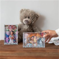 10x15 Işıltılı Kar Küresi Çerçeve