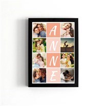 Anneye 8 Fotoğraflı 30x40 Yapışan Çerçeve
