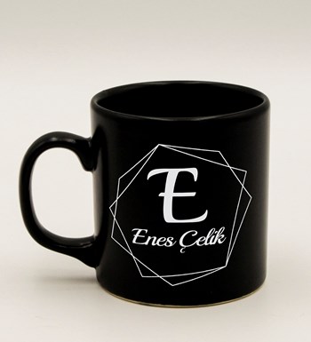 Kişiye Özel Siyah Defter & Siyah Kupa & Siyah Tükenmez Kalem & Dereceli Termos Hediye Seti