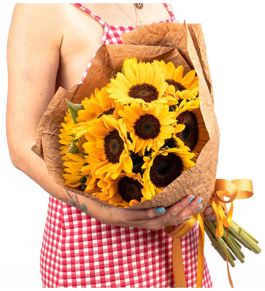 Natural Serisi - Gün Işığım Ayçiçeği Buketi