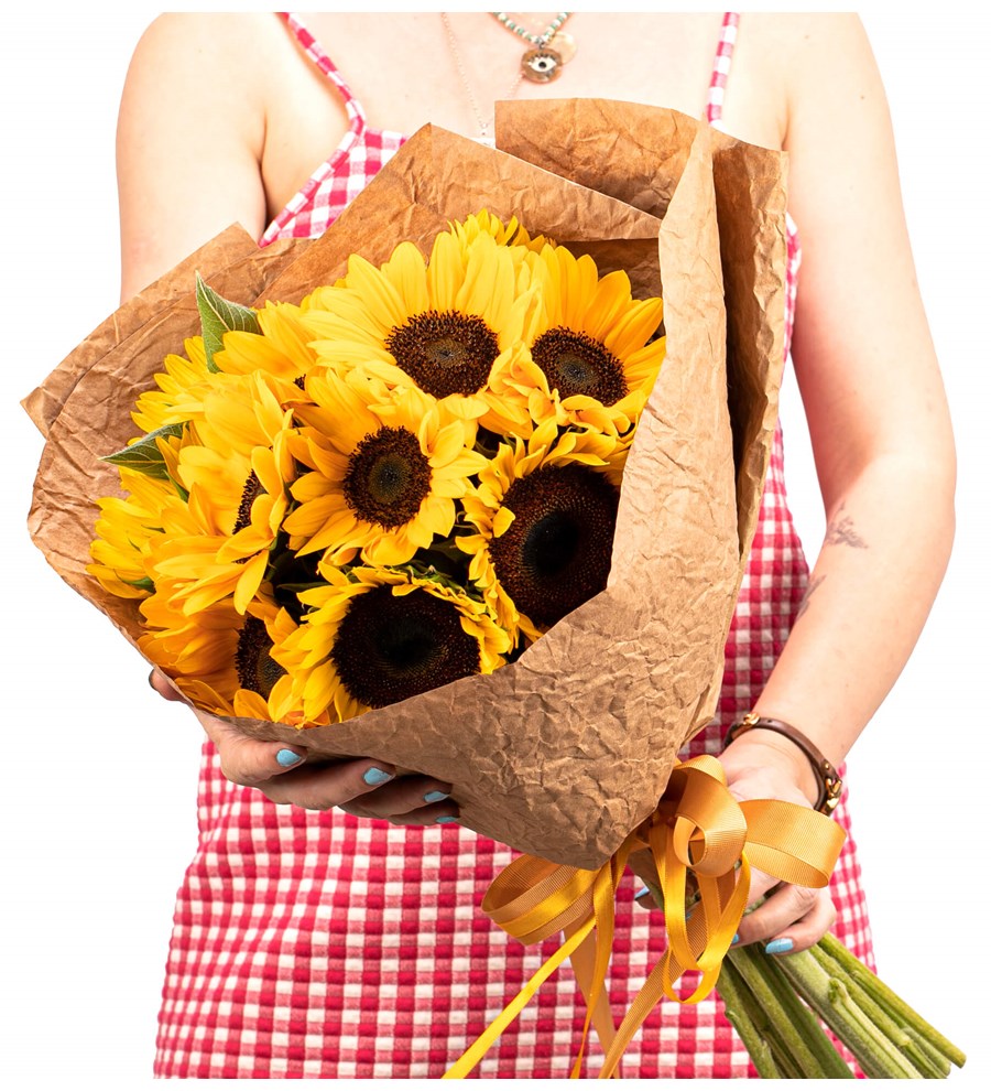 Natural Serisi - Gün Işığım Ayçiçeği Buketi