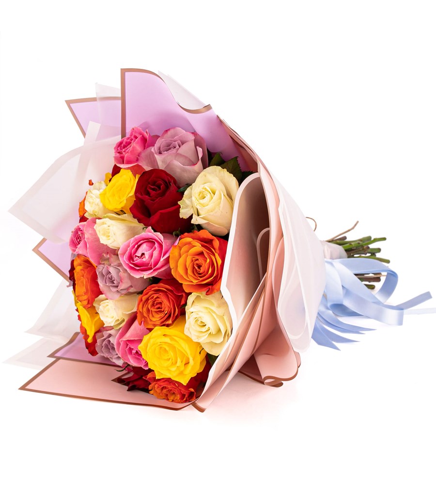 Premium My Sunshine Rengarenk Gül Buketi