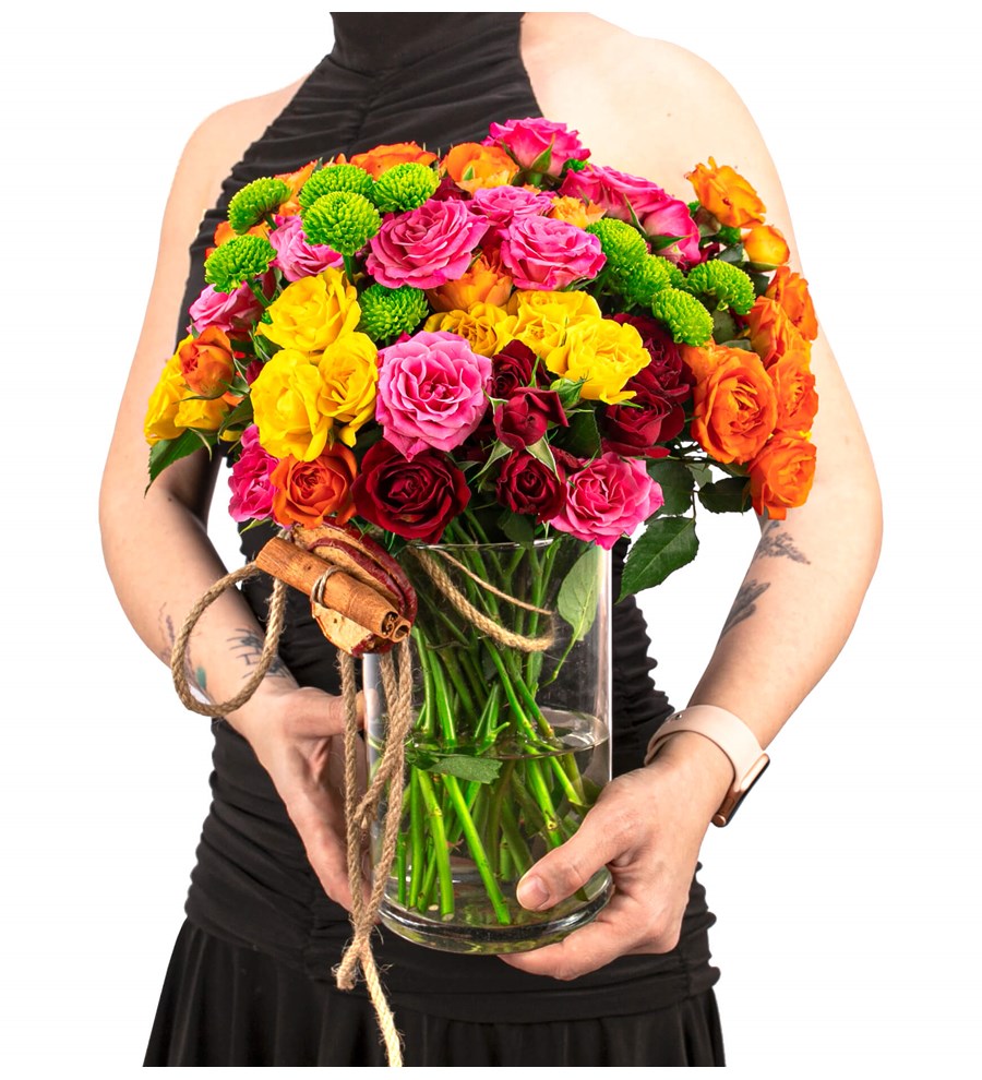 You are My Flower Mix Mini Gül Tasarım