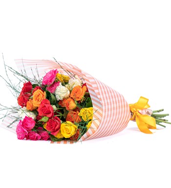 Sunshine Serisi - Rainbow Mini Gül Buketi