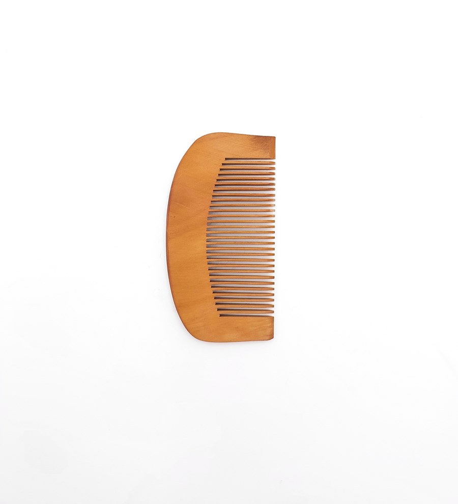 Kişiye Özel Kahverengi Makyaj Çantası & Tarak &  Makyaj Aynası