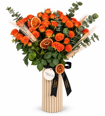 Lilyana Flowers - Turuncu Çardak Güller