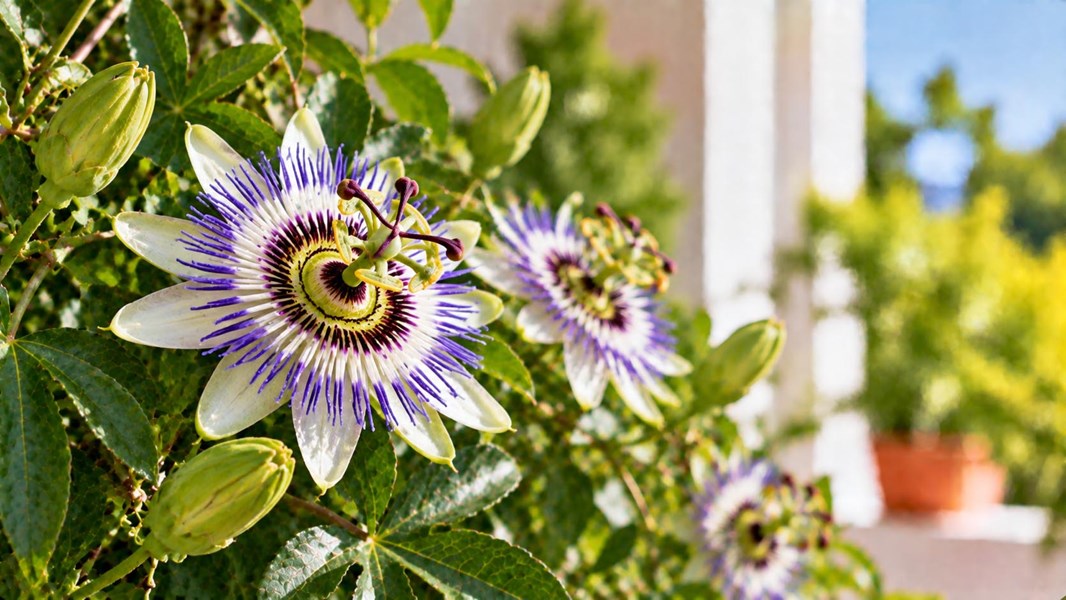 Tutku Çiçeği (Passiflora, çarkıfelek)