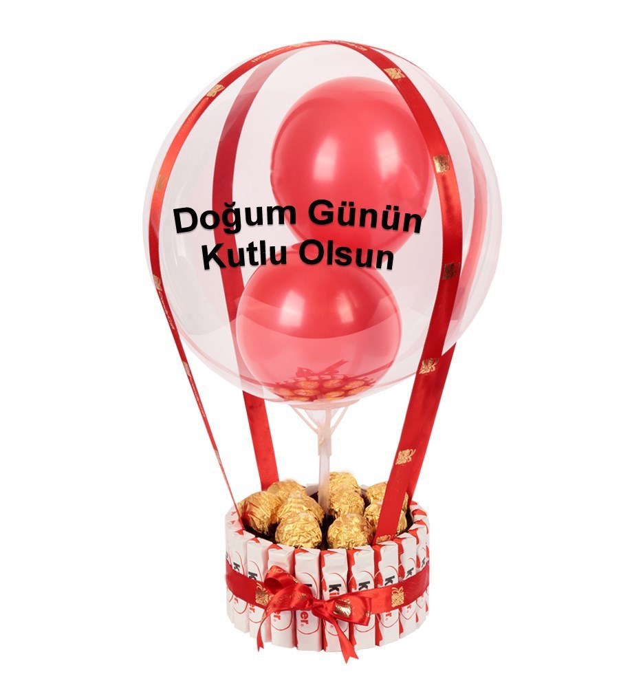 Kinder Kaplı Balonlu Gold Fındıklı Çikolata