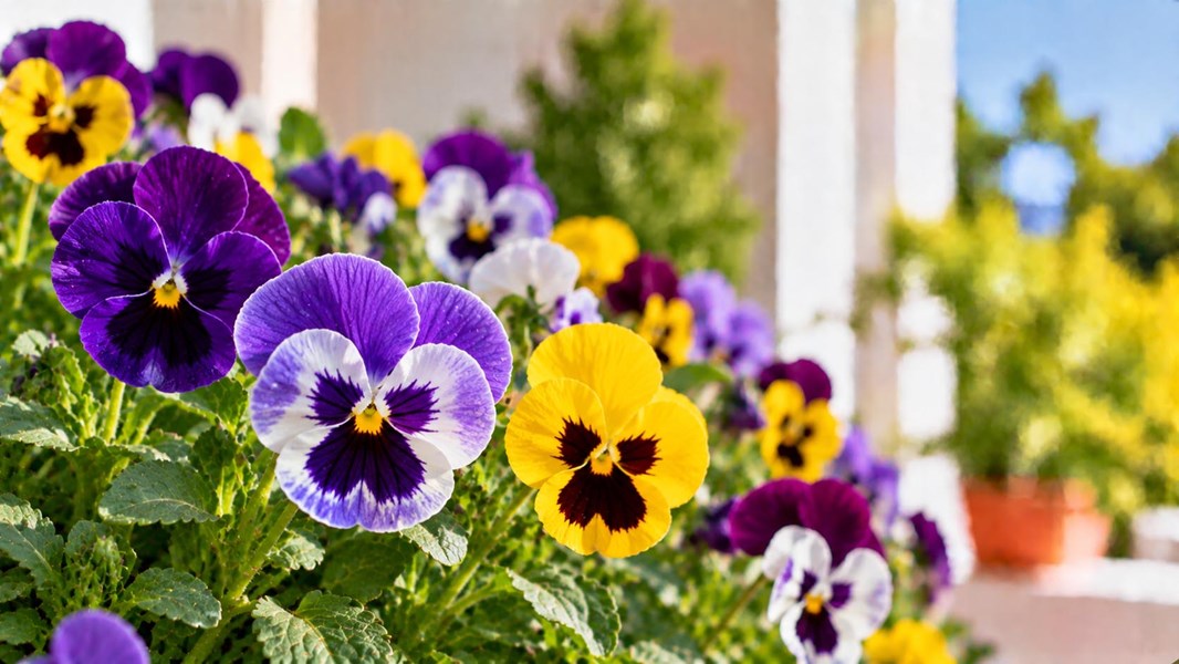 Viyola (Hercai menekşe, pansy)