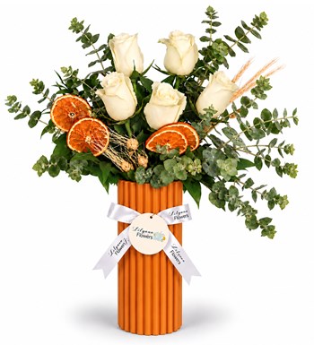 Lilyana Flowers - White Roses